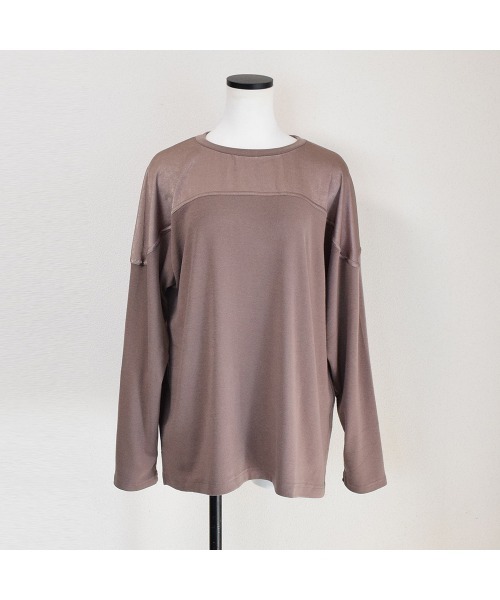 Marient(マリエント)の「ヨークサテンドルマンPO/カットソー(Tシャツ/カットソー・レディース・ブラック/ベージュ/ブラウン・FREE)」の18枚目の写真