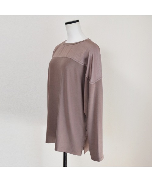 Marient(マリエント)の「ヨークサテンドルマンPO/カットソー(Tシャツ/カットソー・レディース・ブラック/ベージュ/ブラウン・FREE)」の19枚目の写真