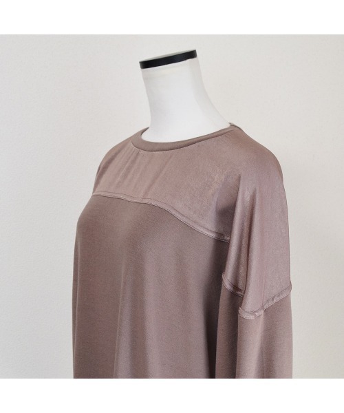 Marient(マリエント)の「ヨークサテンドルマンPO/カットソー(Tシャツ/カットソー・レディース・ブラック/ベージュ/ブラウン・FREE)」の20枚目の写真