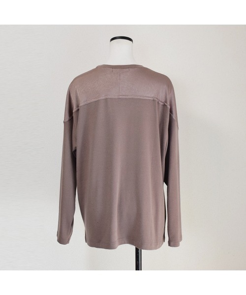 Marient(マリエント)の「ヨークサテンドルマンPO/カットソー(Tシャツ/カットソー・レディース・ブラック/ベージュ/ブラウン・FREE)」の22枚目の写真