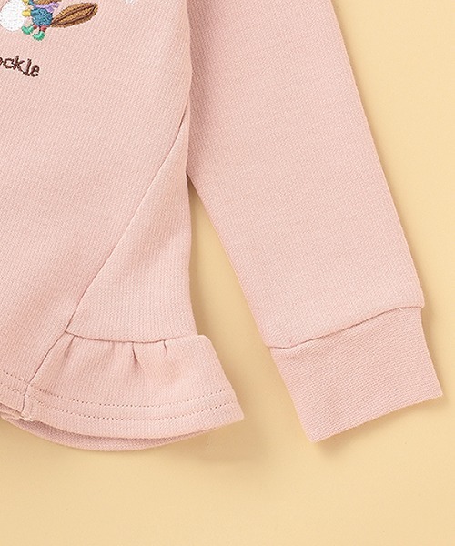 kladskap(クレードスコープ)の「【コロボックルコラボ】雪遊びトレーナー(スウェット・キッズ・ベージュ/ピンク・80cm/90cm/110cm/100cm/120cm)」の7枚目の写真