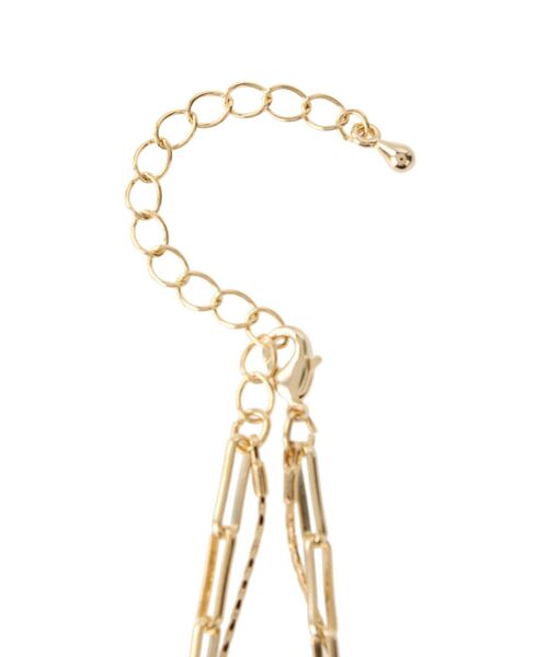 EVRIS（エヴリス）の「SLIM DOUBLE CHAIN ネックレス（ネックレス・レディース・シルバー/ゴールド・FREE）」の7枚目の写真