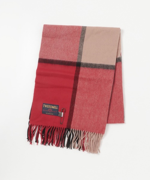 TWEED MILL(ツイードミル)の「TWEED MILL WOOL STOLE(ストール/ショール・レディース・グレー系その他/グリーン系その他/ブルー系その他/レッド系その他・FREE)」の11枚目の写真
