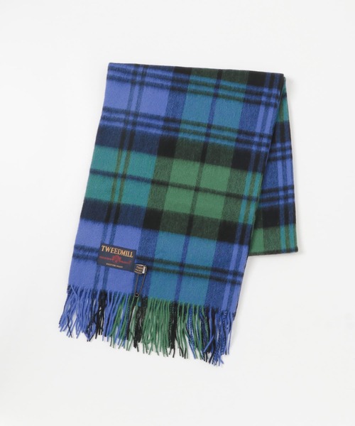 TWEED MILL(ツイードミル)の「TWEED MILL WOOL STOLE(ストール/ショール・レディース・グレー系その他/グリーン系その他/ブルー系その他/レッド系その他・FREE)」の12枚目の写真