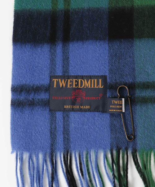 TWEED MILL(ツイードミル)の「TWEED MILL WOOL STOLE(ストール/ショール・レディース・グレー系その他/グリーン系その他/ブルー系その他/レッド系その他・FREE)」の14枚目の写真