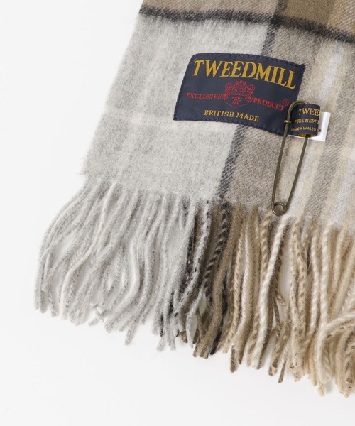 TWEED MILL(ツイードミル)の「TWEED MILL WOOL STOLE(ストール/ショール・レディース・グレー系その他/グリーン系その他/ブルー系その他/レッド系その他・FREE)」の16枚目の写真