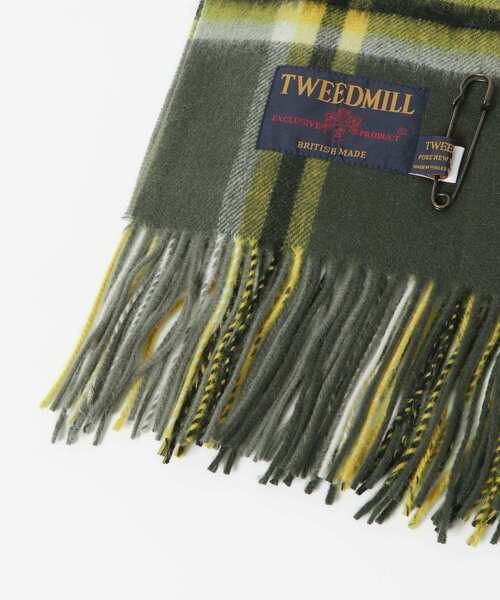TWEED MILL(ツイードミル)の「TWEED MILL WOOL STOLE(ストール/ショール・レディース・グレー系その他/グリーン系その他/ブルー系その他/レッド系その他・FREE)」の17枚目の写真