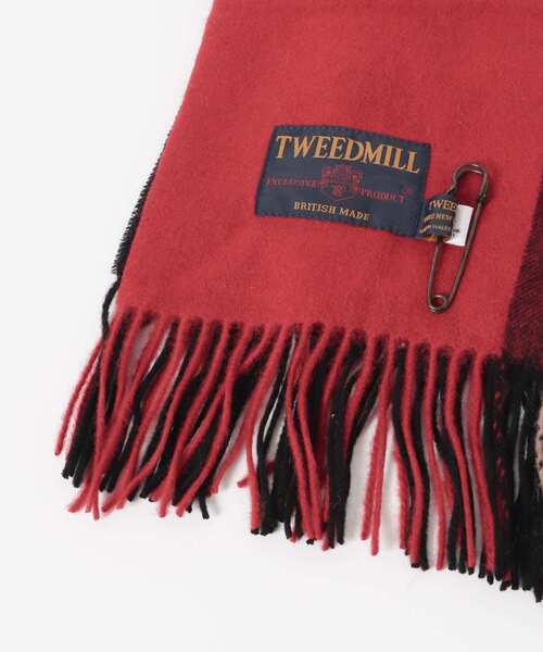 TWEED MILL(ツイードミル)の「TWEED MILL WOOL STOLE(ストール/ショール・レディース・グレー系その他/グリーン系その他/ブルー系その他/レッド系その他・FREE)」の18枚目の写真