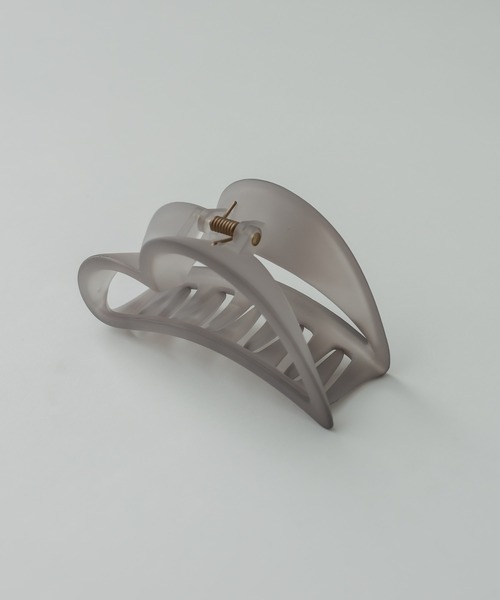 mystic(ミスティック)の「ハートヘアクリップ(バレッタ/ヘアクリップ・レディース・オフホワイト/グレー・ONE SIZE)」の4枚目の写真