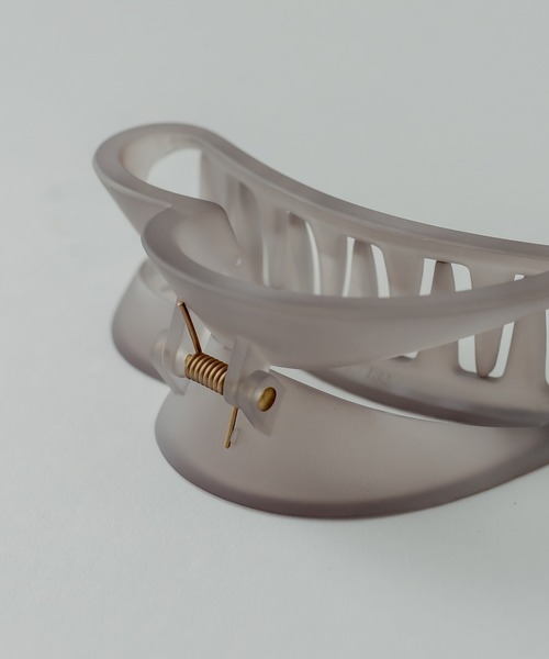 mystic(ミスティック)の「ハートヘアクリップ(バレッタ/ヘアクリップ・レディース・オフホワイト/グレー・ONE SIZE)」の7枚目の写真