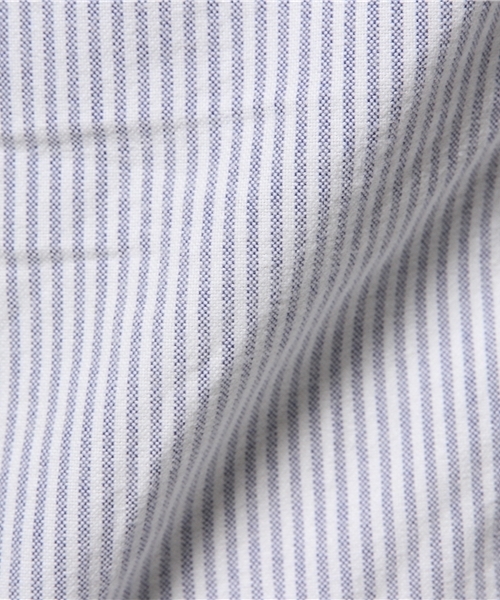 OUTLET（アウトレット）の「【CIAOPANIC TYPY】起毛オックスボタンダウンシャツ（シャツ/ブラウス・メンズ・ネイビー/ストライプ/ホワイト・MEDIUM）」の12枚目の写真