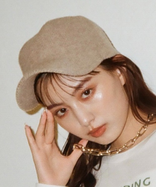 REDYAZEL（レディアゼル）の「フェルトキャップ（キャスケット・レディース・ベージュ/ブラック/グレー・FREE）」の3枚目の写真