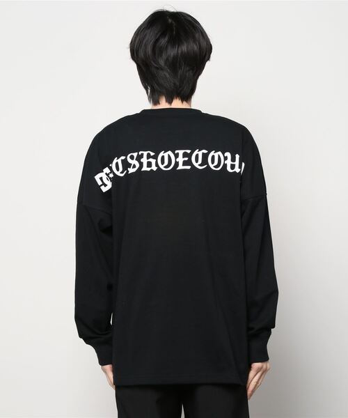 DC（ディーシー）の「DC/ディーシー ロンT DLT221049（Tシャツ/カットソー・メンズ・ホワイト/ブラック・M/L/XL）」の16枚目の写真