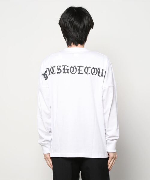 DC（ディーシー）の「DC/ディーシー ロンT DLT221049（Tシャツ/カットソー・メンズ・ホワイト/ブラック・M/L/XL）」の17枚目の写真