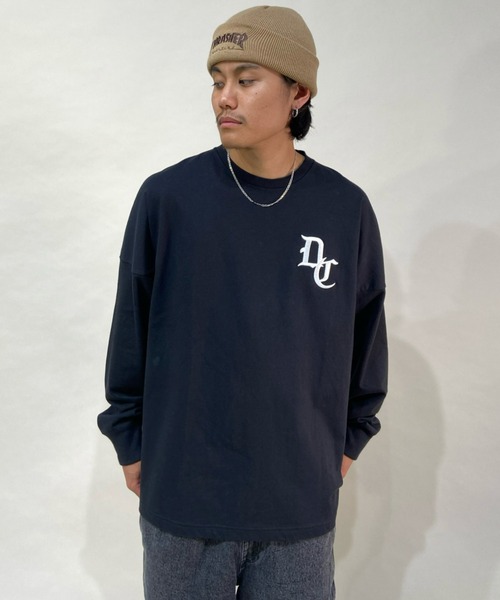 DC（ディーシー）の「DC/ディーシー ロンT DLT221049（Tシャツ/カットソー・メンズ・ホワイト/ブラック・M/L/XL）」の9枚目の写真