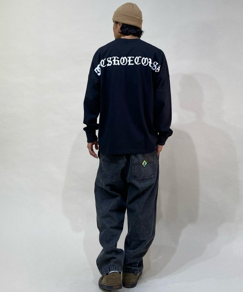 DC（ディーシー）の「DC/ディーシー ロンT DLT221049（Tシャツ/カットソー・メンズ・ホワイト/ブラック・M/L/XL）」の14枚目の写真