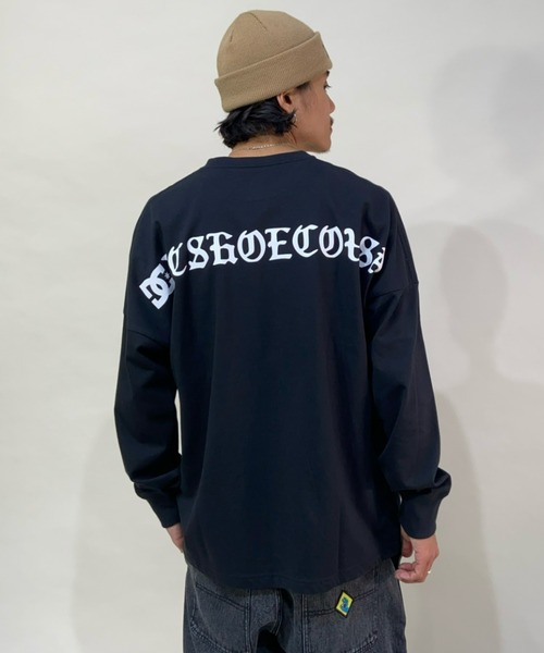 DC（ディーシー）の「DC/ディーシー ロンT DLT221049（Tシャツ/カットソー・メンズ・ホワイト/ブラック・M/L/XL）」の11枚目の写真