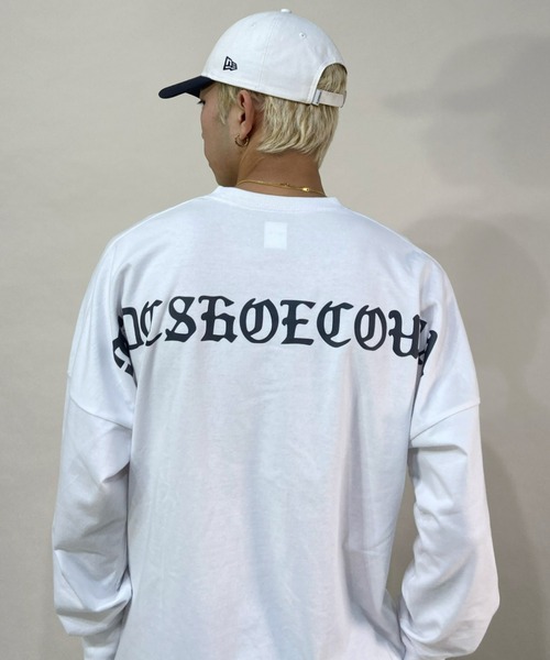 DC（ディーシー）の「DC/ディーシー ロンT DLT221049（Tシャツ/カットソー・メンズ・ホワイト/ブラック・M/L/XL）」の6枚目の写真