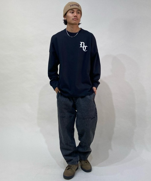 DC（ディーシー）の「DC/ディーシー ロンT DLT221049（Tシャツ/カットソー・メンズ・ホワイト/ブラック・M/L/XL）」の13枚目の写真