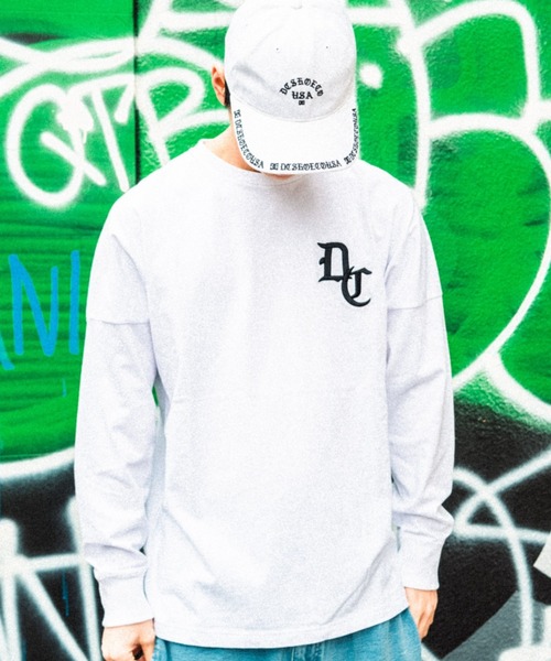 DC（ディーシー）の「DC/ディーシー ロンT DLT221049（Tシャツ/カットソー・メンズ・ホワイト/ブラック・M/L/XL）」の18枚目の写真