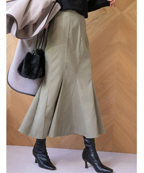 fifth(フィフス)の「ゴアードロングスカート(スカート・レディース・ライトグリーン/アイボリー/スモークピンク/テラコッタ・SMALL/MEDIUM)」の4枚目の写真