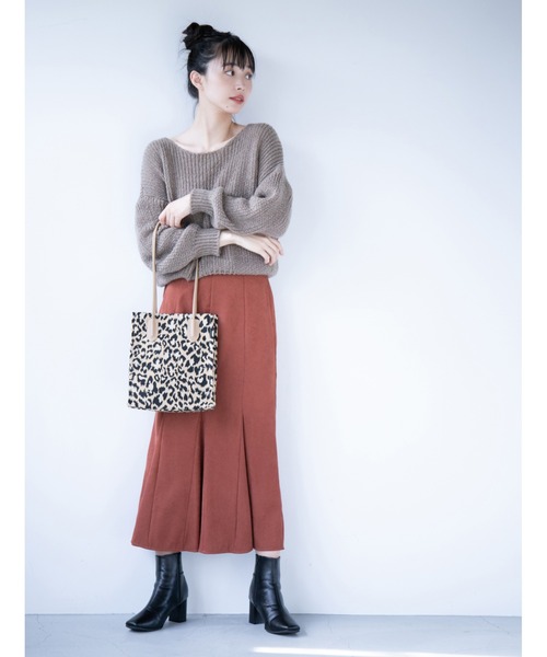 fifth(フィフス)の「ゴアードロングスカート(スカート・レディース・ライトグリーン/アイボリー/スモークピンク/テラコッタ・SMALL/MEDIUM)」の5枚目の写真