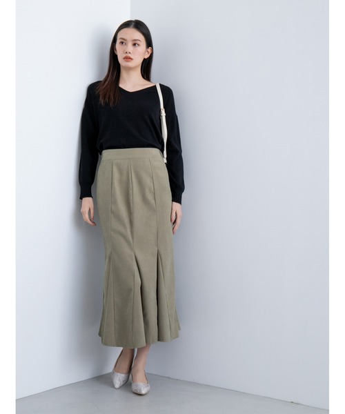 fifth(フィフス)の「ゴアードロングスカート(スカート・レディース・ライトグリーン/アイボリー/スモークピンク/テラコッタ・SMALL/MEDIUM)」の9枚目の写真