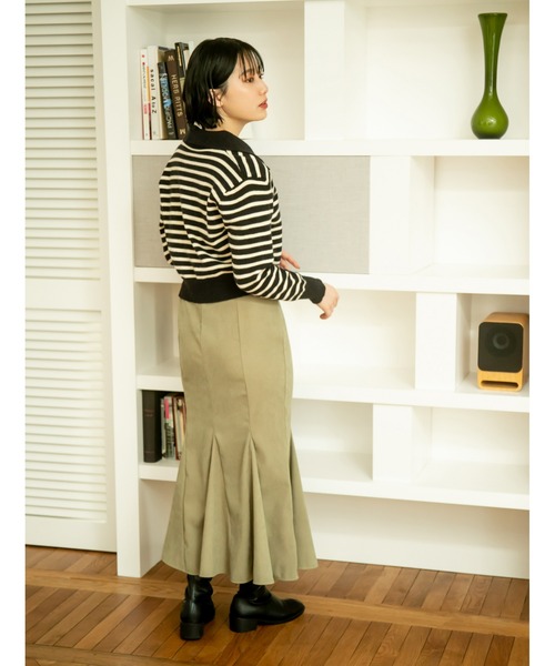 fifth(フィフス)の「ゴアードロングスカート(スカート・レディース・ライトグリーン/アイボリー/スモークピンク/テラコッタ・SMALL/MEDIUM)」の8枚目の写真