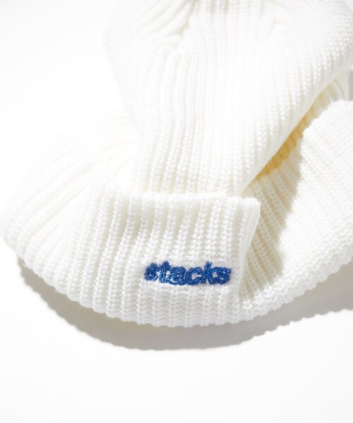 NAUTICA（ノーティカ）の「NAUTICA ＋ STACKS/ノーティカ スタックス Knit Cap “JOTA” 8.6（キャップ・メンズ・ネイビー/ホワイト・ﾌﾘ-）」の3枚目の写真