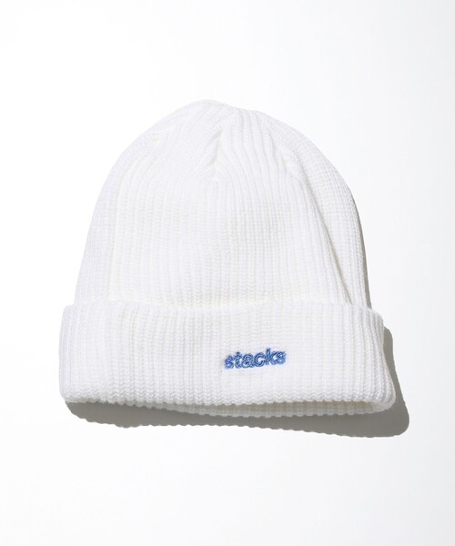 NAUTICA（ノーティカ）の「NAUTICA ＋ STACKS/ノーティカ スタックス Knit Cap “JOTA” 8.6（キャップ・メンズ・ネイビー/ホワイト・ﾌﾘ-）」の4枚目の写真