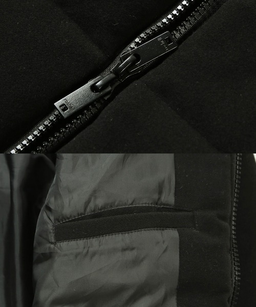 roshell（ロシェル）の「メルトン中綿ジャケットブルゾン（ダウンジャケット/コート・メンズ・ブラック/ブラック系その他/グレー系その他・SMALL/MEDIUM/LARGE/X-LARGE）」の14枚目の写真