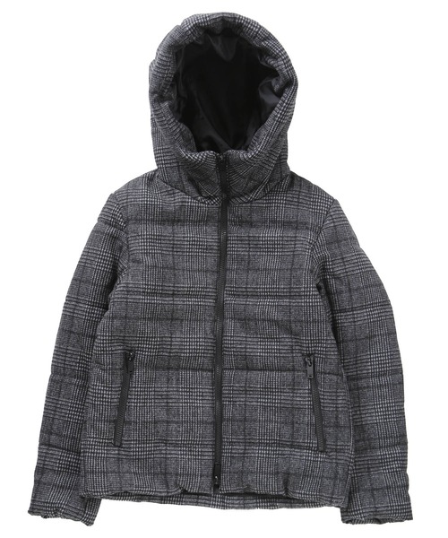 roshell（ロシェル）の「メルトン中綿ジャケットブルゾン（ダウンジャケット/コート・メンズ・ブラック/ブラック系その他/グレー系その他・SMALL/MEDIUM/LARGE/X-LARGE）」の4枚目の写真