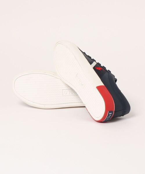 POLO RALPH LAUREN(ポロ ラルフ ローレン)の「《POLO RALPH LAUREN》GREGOT(スニーカー・キッズ・ホワイト/ネイビー・4.5/5/4)」の4枚目の写真
