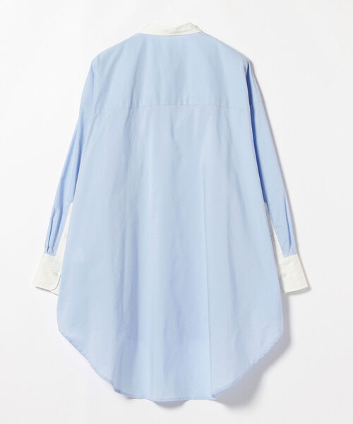 BEAMS LIGHTS(ビームスライツ)の「BEAMS LIGHTS / クレリック オーバー シャツ(シャツ/ブラウス・レディース・ベージュ/サックスブルー・ONE SIZE)」の17枚目の写真