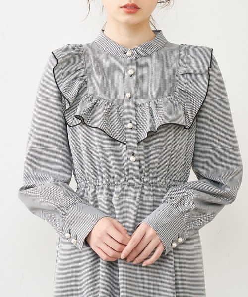 OLIVE des OLIVE（オリーブデオリーブ）の「フリルワンピース（ワンピース・レディース・ブラック/ブルー/アイボリー・FREE）」の13枚目の写真