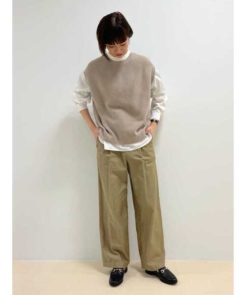 human woman（ヒューマンウーマン）の「◆ライトオンスミリタリーモールスキンパンツ（その他パンツ・レディース・ベージュ/ホワイト系その他・MEDIUM/SMALL）」の22枚目の写真