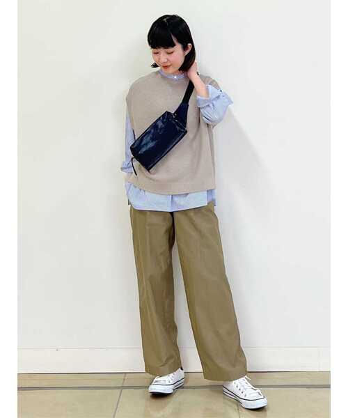 human woman（ヒューマンウーマン）の「◆ライトオンスミリタリーモールスキンパンツ（その他パンツ・レディース・ベージュ/ホワイト系その他・MEDIUM/SMALL）」の17枚目の写真