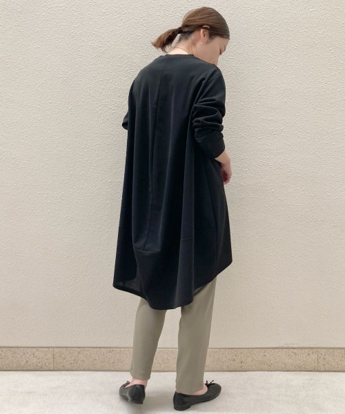 BEARDSLEY（ビアズリー）の「強ストレッチ・透け防止・UVカット・洗濯可能な高機能タックスリムパンツ（その他パンツ・レディース・ホワイト/カーキ/ブラック・0/1/2）」の21枚目の写真