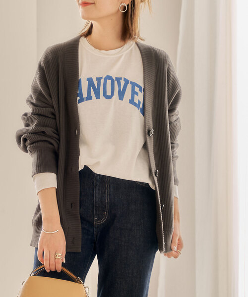 JOURNAL STANDARD(ジャーナルスタンダード)の「《追加》ハリヌキリブカーディガン◆(カーディガン/ボレロ・レディース・ブラック/グレー/グリーン・FREE)」の18枚目の写真