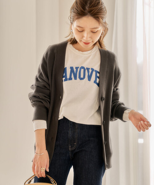 JOURNAL STANDARD(ジャーナルスタンダード)の「《追加》ハリヌキリブカーディガン◆(カーディガン/ボレロ・レディース・ブラック/グレー/グリーン・FREE)」の19枚目の写真