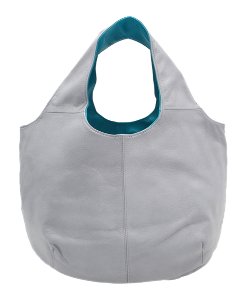 PAPILLONNER（パピヨネ）の「バイカラーUSAGI（トートバッグ・レディース・アイボリー/イエロー/ブルー/エメラルド/ネイビー/ピンク/グレー/ターコイズブルー・FREE）」の3枚目の写真