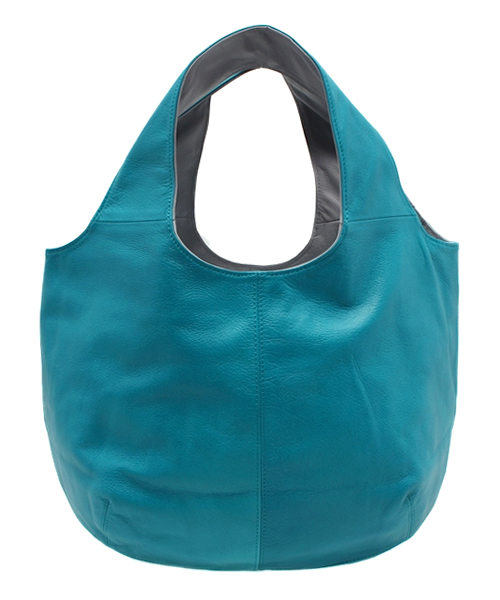 PAPILLONNER（パピヨネ）の「バイカラーUSAGI（トートバッグ・レディース・アイボリー/イエロー/ブルー/エメラルド/ネイビー/ピンク/グレー/ターコイズブルー・FREE）」の5枚目の写真