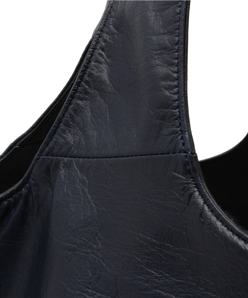 PAPILLONNER（パピヨネ）の「バイカラーUSAGI（トートバッグ・レディース・アイボリー/イエロー/ブルー/エメラルド/ネイビー/ピンク/グレー/ターコイズブルー・FREE）」の10枚目の写真