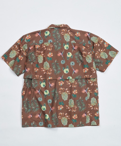 AlexanderLeeChang(アレキサンダーリーチャン)の「AlexanderLeeChang アレキサンダーリーチャン / SO PLANTS SHIRTS プランツグラフィックビッグシルエットシャツ セットアップ 撥水 防水 / AC022201(シャツ/ブラウス・メンズ・ブラック/ブラウン/ミント・2/3)」の5枚目の写真
