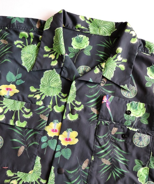 AlexanderLeeChang(アレキサンダーリーチャン)の「AlexanderLeeChang アレキサンダーリーチャン / SO PLANTS SHIRTS プランツグラフィックビッグシルエットシャツ セットアップ 撥水 防水 / AC022201(シャツ/ブラウス・メンズ・ブラック/ブラウン/ミント・2/3)」の17枚目の写真