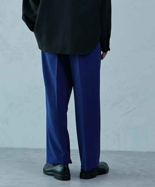 PUBLIC TOKYO（パブリックトウキョウ）の「カラーイージースラックス（スラックス・メンズ・ブルー/グリーン・1/2）」の9枚目の写真