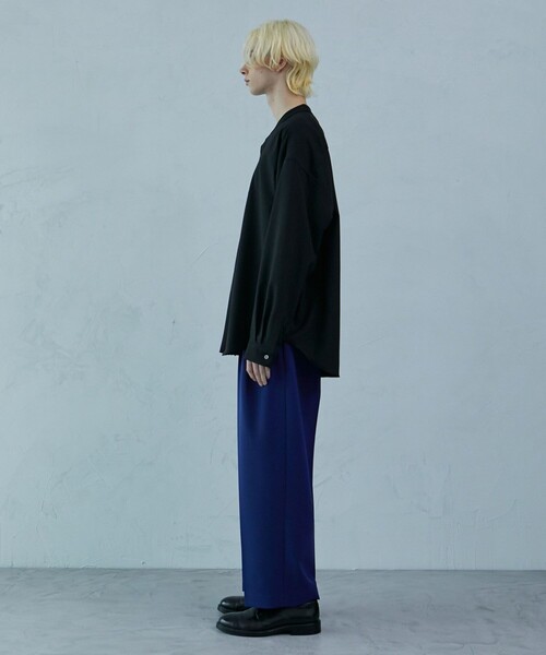 PUBLIC TOKYO（パブリックトウキョウ）の「カラーイージースラックス（スラックス・メンズ・ブルー/グリーン・1/2）」の7枚目の写真