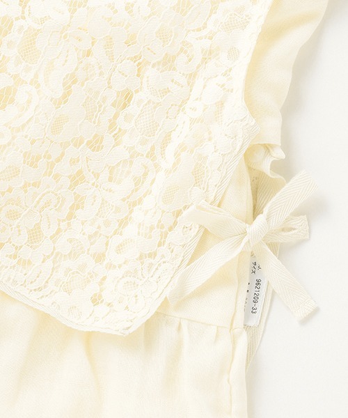 petit main（プティマイン）の「【リンク】レースベスト&ブラウスSET（アンサンブル・キッズ・グリーン/アイボリー・130cm/80ｃｍ/90cm/110cm/100cm/120cm）」の7枚目の写真