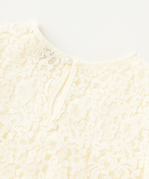 petit main（プティマイン）の「【リンク】レースベスト&ブラウスSET（アンサンブル・キッズ・グリーン/アイボリー・130cm/80ｃｍ/90cm/110cm/100cm/120cm）」の8枚目の写真