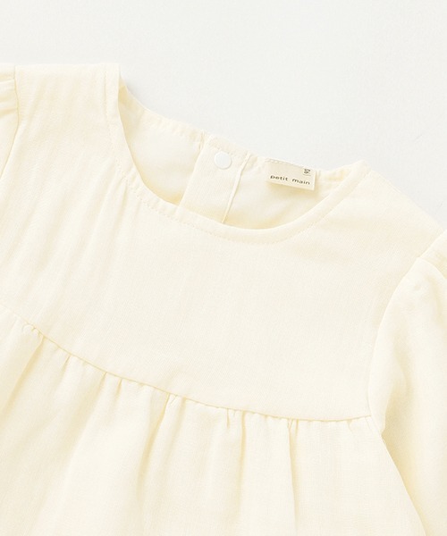 petit main（プティマイン）の「【リンク】レースベスト&ブラウスSET（アンサンブル・キッズ・グリーン/アイボリー・130cm/80ｃｍ/90cm/110cm/100cm/120cm）」の9枚目の写真